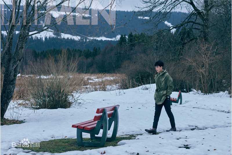 最优质井柏然(Jing Bo Ran)在《ELLE MEN睿士》2018年2月刊中的