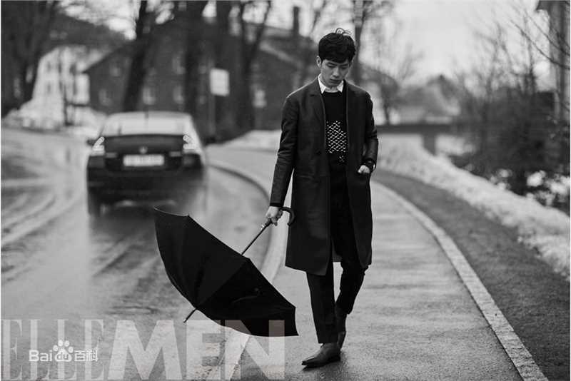 最优质井柏然(Jing Bo Ran)在《ELLE MEN睿士》2018年2月刊中的