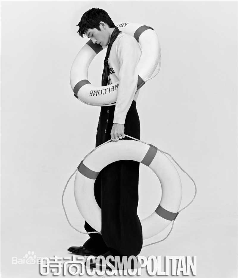 高清井柏然(Jing Bo Ran)在《时尚COO》2月刊中的图集