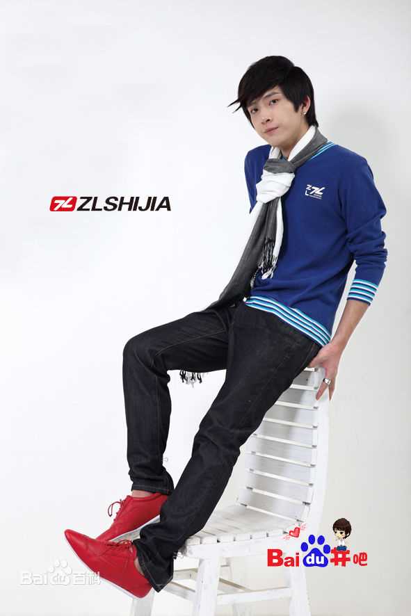 井柏然(Jing Bo Ran)代言战狼世家生活照相册