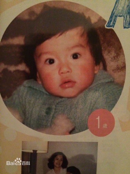 杨颖(Angelababy) family前后照片