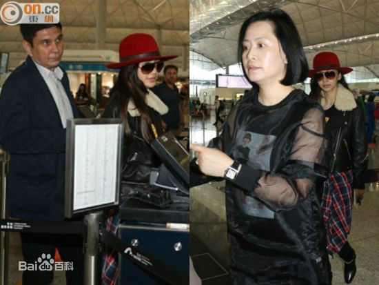 杨颖(Angelababy) family前后照片