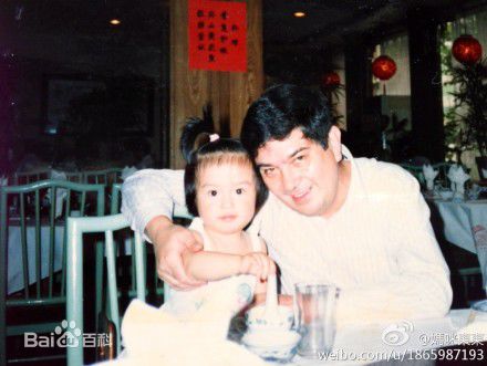杨颖(Angelababy) family前后照片