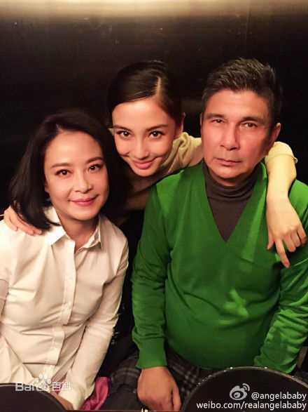 杨颖(Angelababy) family前后照片
