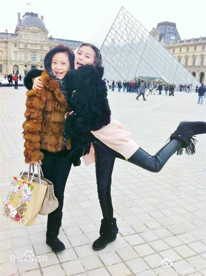 杨颖(Angelababy) family前后照片