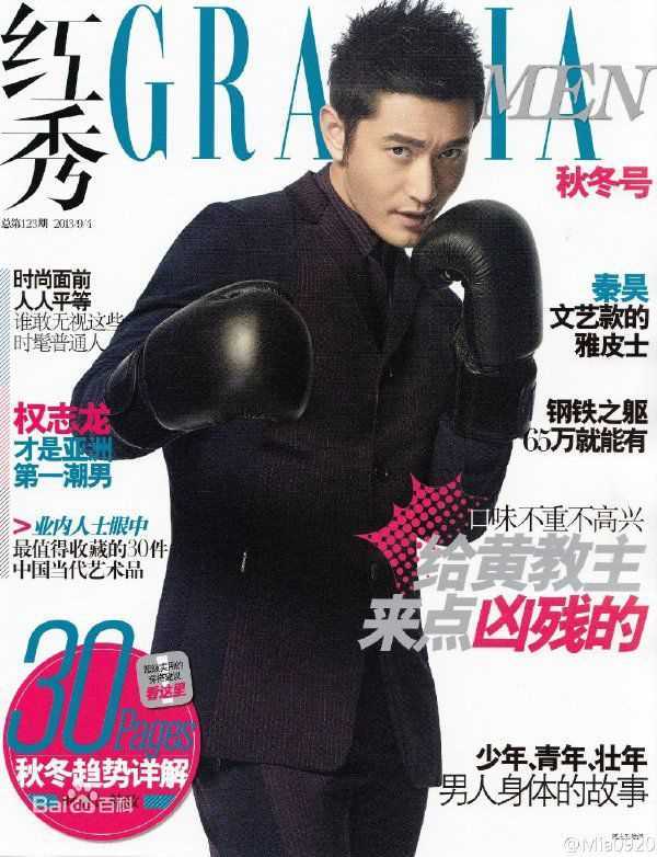 黄晓明(Huang Xiaoming)最优质杂志封面相册
