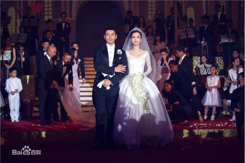 黄晓明(Huang Xiaoming)ah婚礼生活照