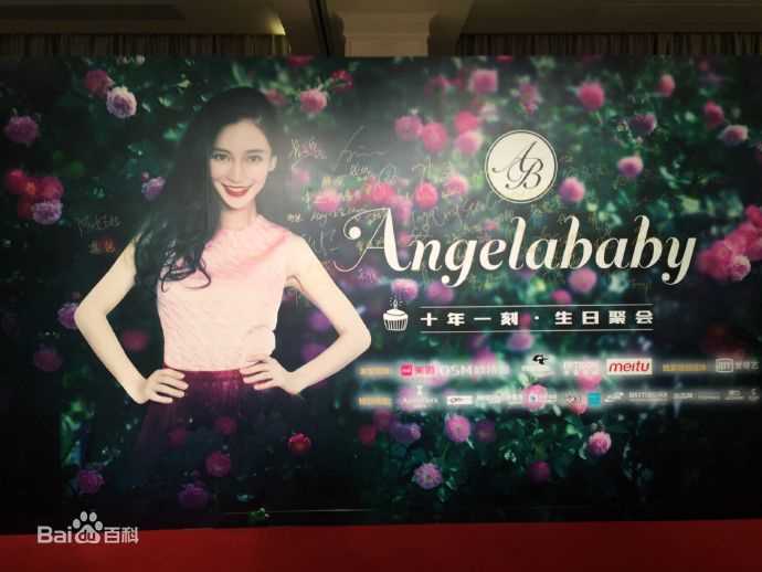 杨颖(Angelababy)生日会“十年一刻”壁纸壁纸