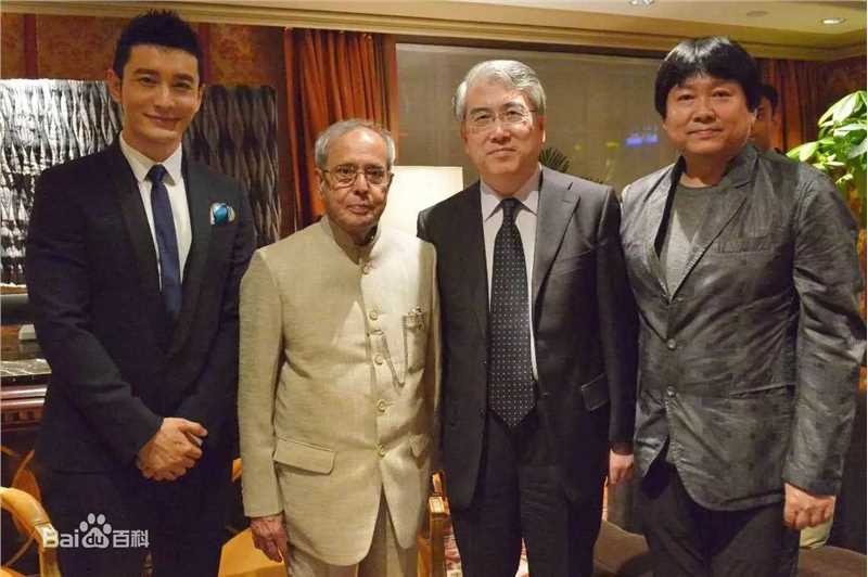 黄晓明(Huang Xiaoming)2016印度总统接见图册