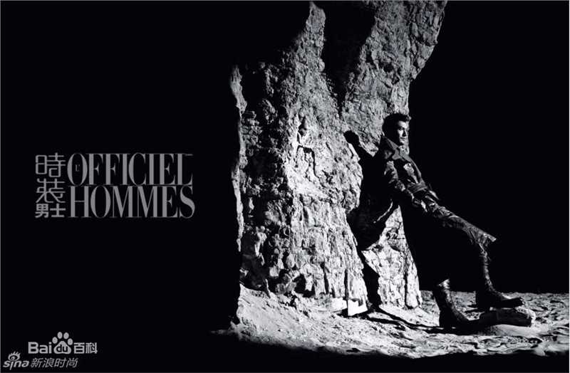 黄晓明(Huang Xiaoming)在2013《时装男士OFFICIEL HOMMES》中的