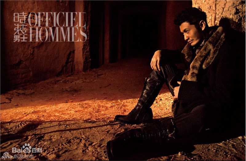 黄晓明(Huang Xiaoming)在2013《时装男士OFFICIEL HOMMES》中的