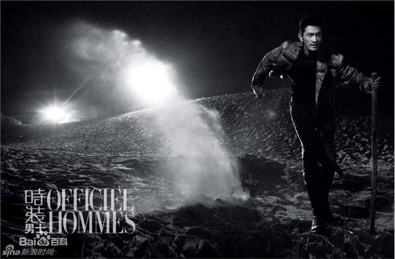 黄晓明(Huang Xiaoming)在2013《时装男士OFFICIEL HOMMES》中的