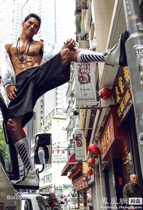 向佐(Jacky)在《时尚健康》中的