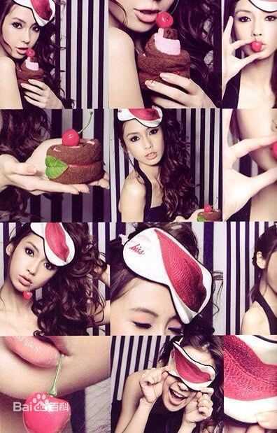 杨颖(Angelababy)微博+闺蜜前后照片