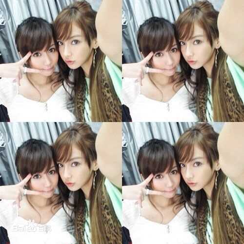 杨颖(Angelababy)微博+闺蜜前后照片