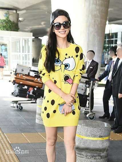 杨颖(Angelababy)秀前后照片