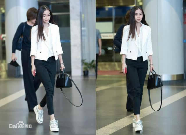 杨颖(Angelababy)秀前后照片