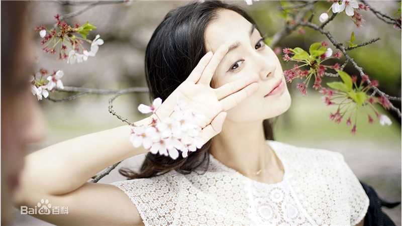 杨颖(Angelababy)樱花说前后照片