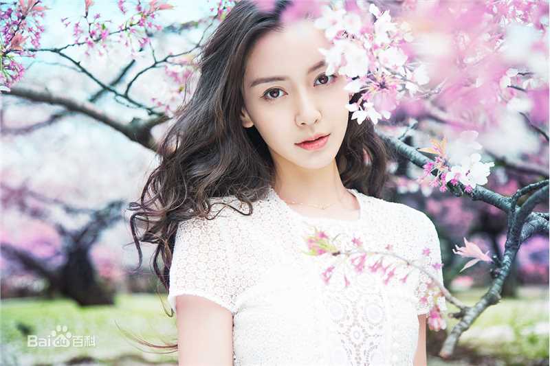 杨颖(Angelababy)樱花说前后照片