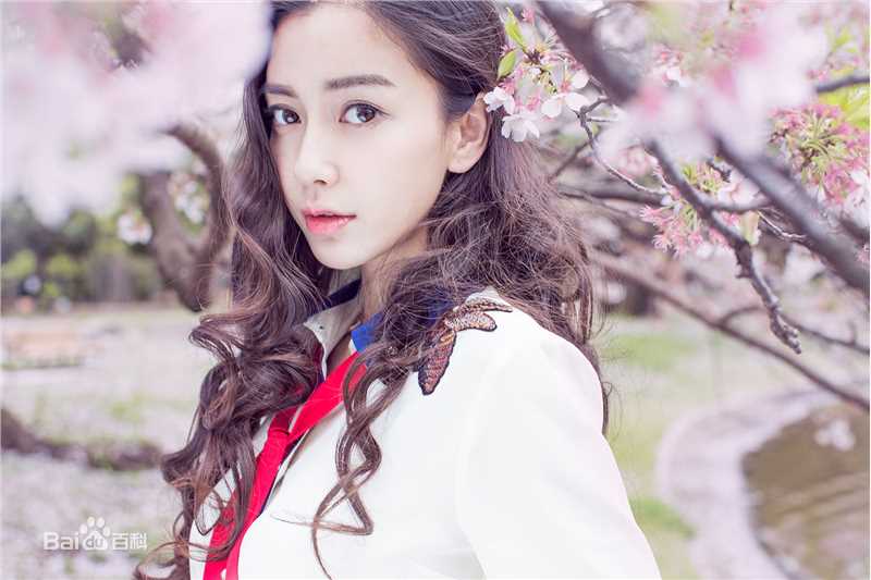 杨颖(Angelababy)樱花说前后照片