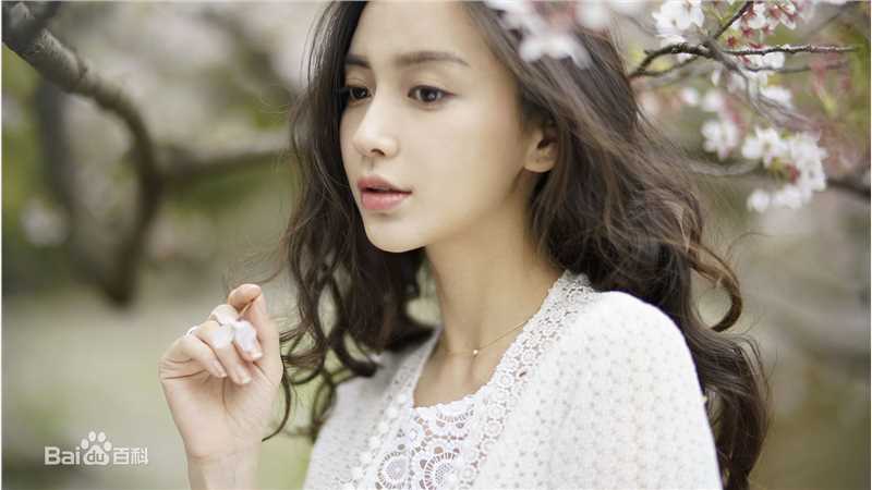 杨颖(Angelababy)樱花说前后照片