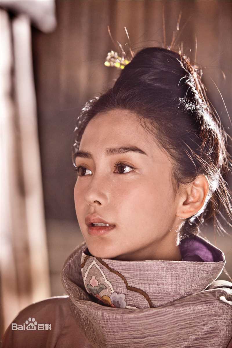 杨颖(Angelababy)狄仁杰之神都龙王饰演银睿姬素颜照壁纸