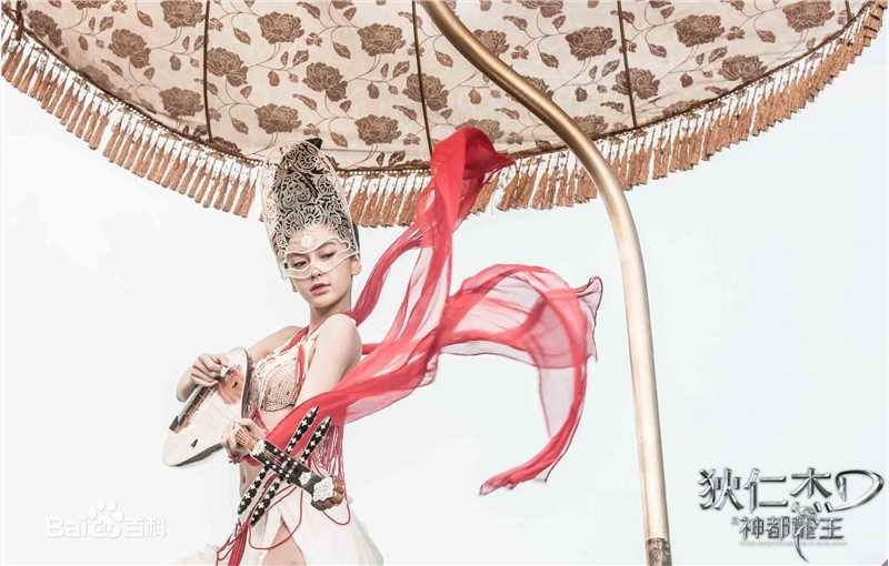 杨颖(Angelababy)狄仁杰之神都龙王饰演银睿姬素颜照壁纸