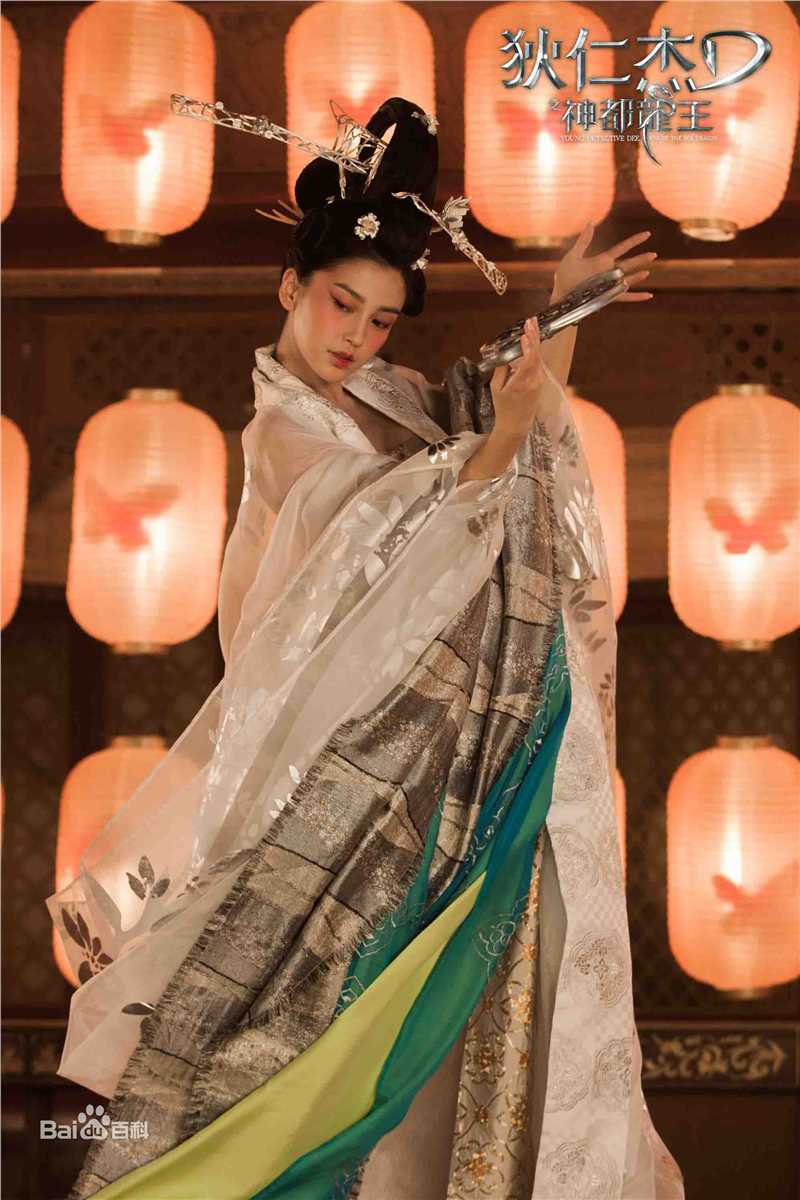 杨颖(Angelababy)狄仁杰之神都龙王饰演银睿姬素颜照壁纸
