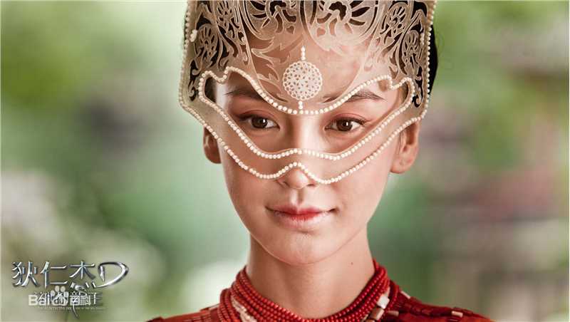 杨颖(Angelababy)狄仁杰之神都龙王饰演银睿姬素颜照壁纸