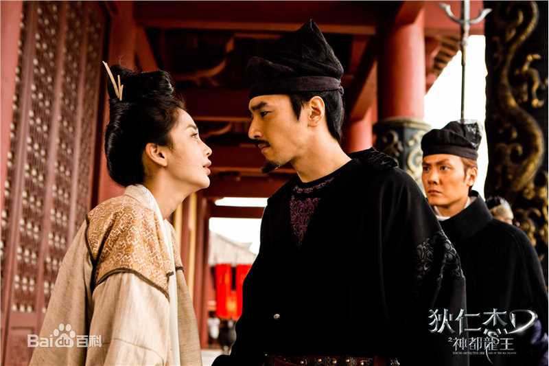 杨颖(Angelababy)狄仁杰之神都龙王饰演银睿姬素颜照壁纸