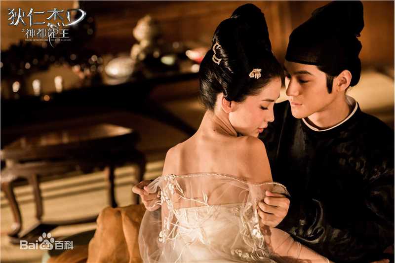 杨颖(Angelababy)狄仁杰之神都龙王饰演银睿姬素颜照壁纸