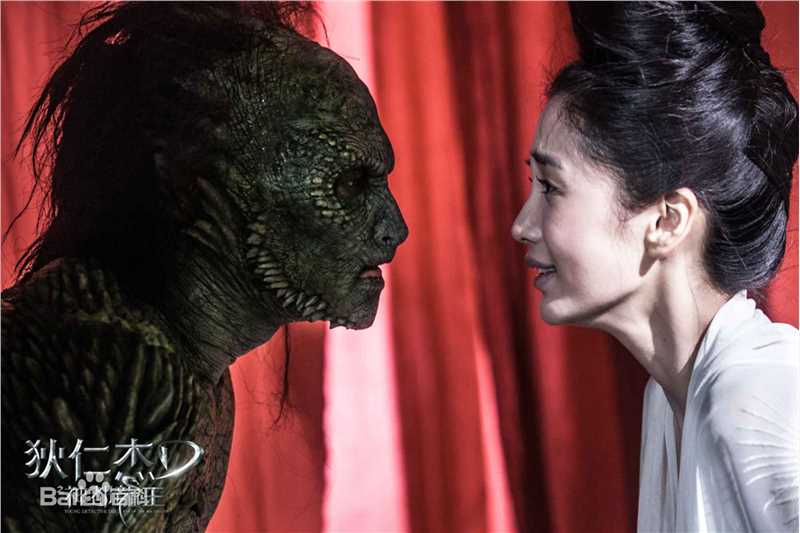 杨颖(Angelababy)狄仁杰之神都龙王饰演银睿姬素颜照壁纸