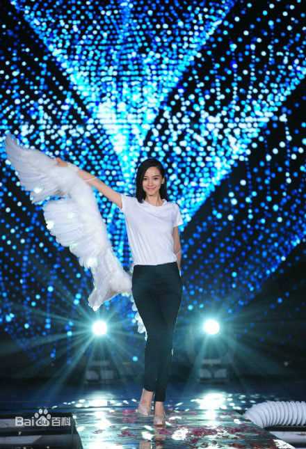 杨颖(Angelababy)做客综艺节目素颜照相册