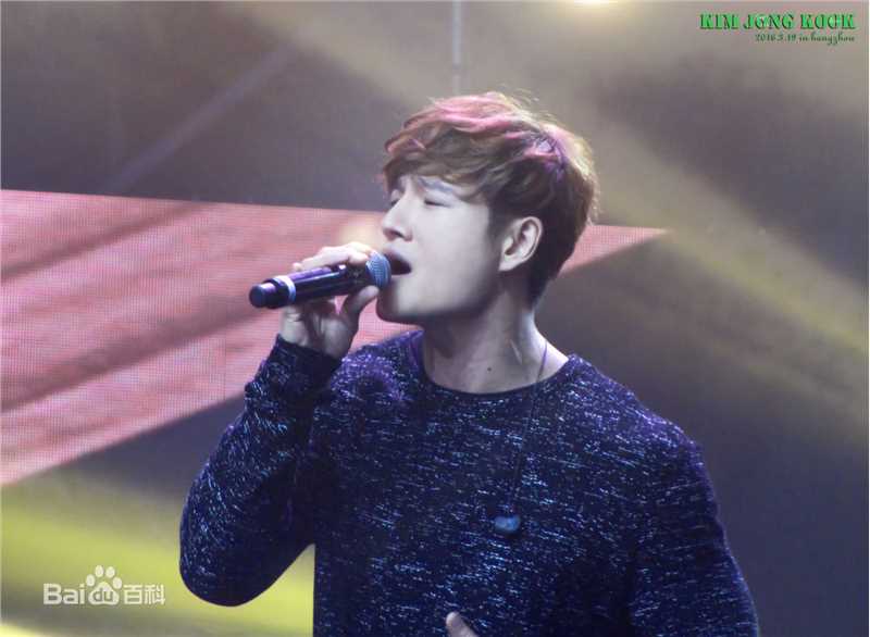 金钟国(（韩），Kim Jong Kook（英）)2016.3.19 杭州演唱会素颜照相册