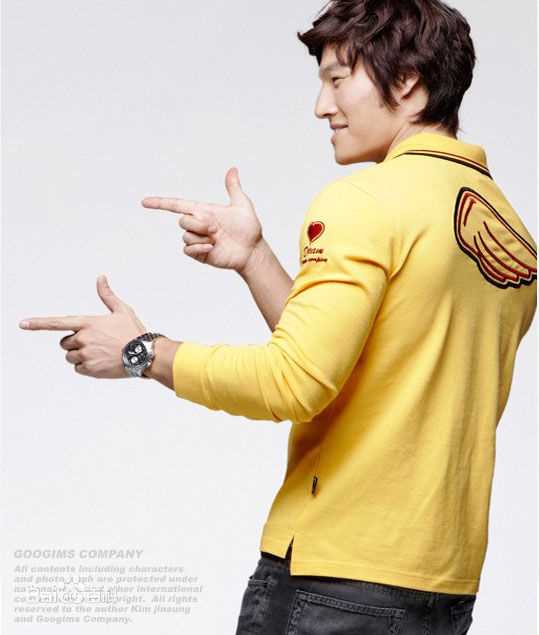 金钟国(（韩），Kim Jong Kook（英）)Googims Company Fly 服装代言（官方照）前后照片