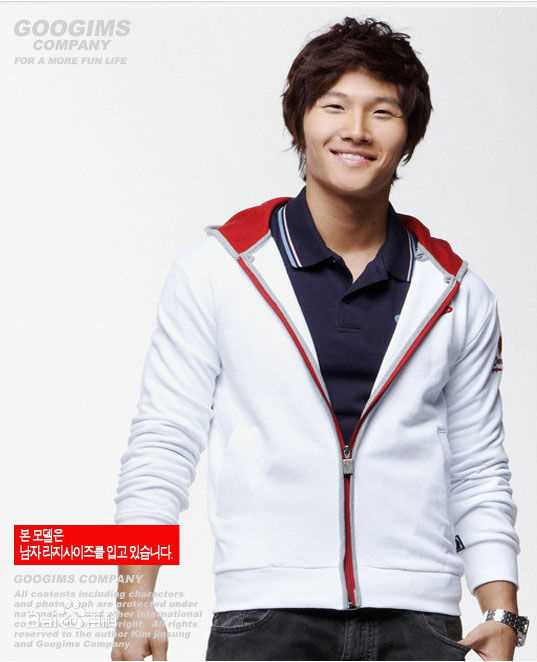 金钟国(（韩），Kim Jong Kook（英）)Googims Company Fly 服装代言（官方照）前后照片