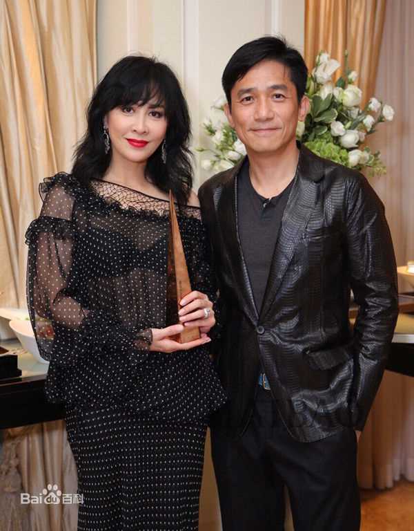 刘嘉玲(Carina Lau)与梁朝伟素颜照壁纸