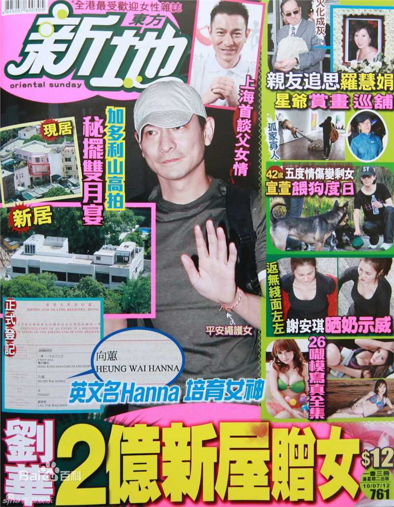 高清刘德华(Andy Lau，Lau Tak Wah)精彩图册