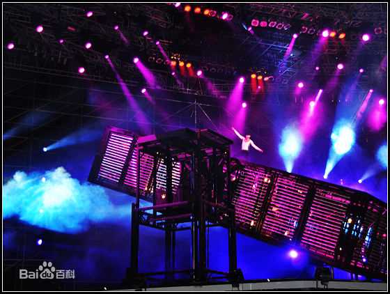 郭富城(Aaron Kwok)在《舞林正传》演唱会中的