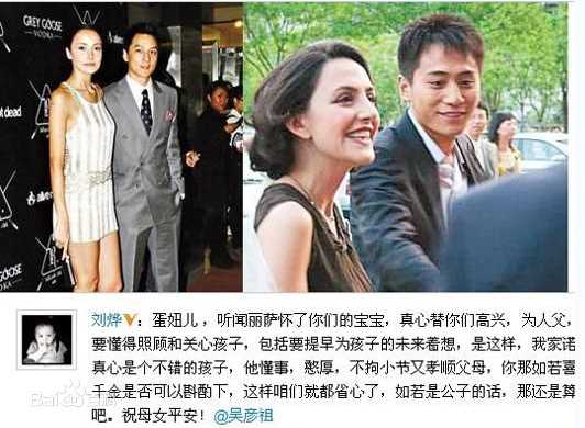 刘烨(Liu Ye)和太太性感图片壁纸