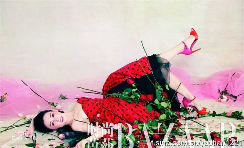 张柏芝(Cecilia Cheung)2011年1月时尚芭莎图册
