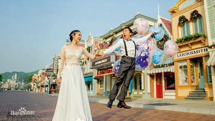 王祖蓝(Wong Cho Lam)李亚男婚纱照生活照相册