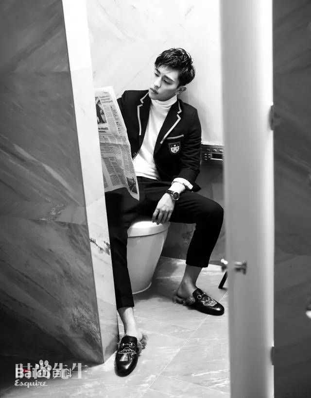 邓伦(Allen)时尚先生前后照片