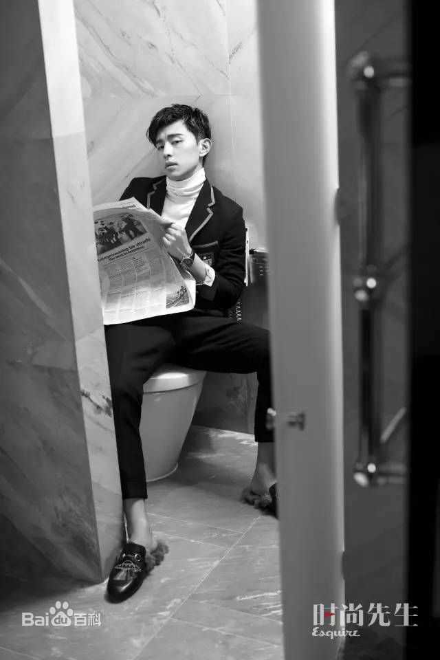 邓伦(Allen)时尚先生前后照片