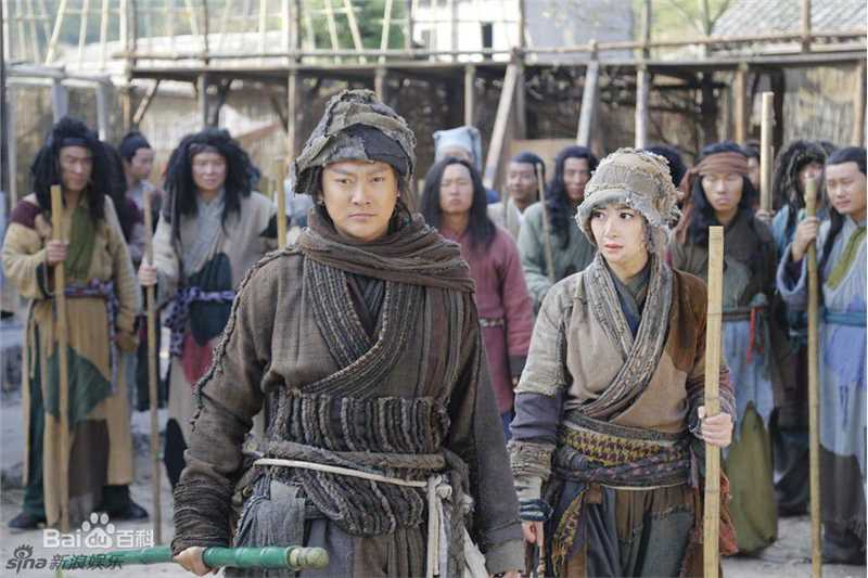 高清印小天在出演电视剧《神雕侠侣》饰演洪七公中的图集