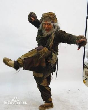 高清印小天在出演电视剧《神雕侠侣》饰演洪七公中的图集