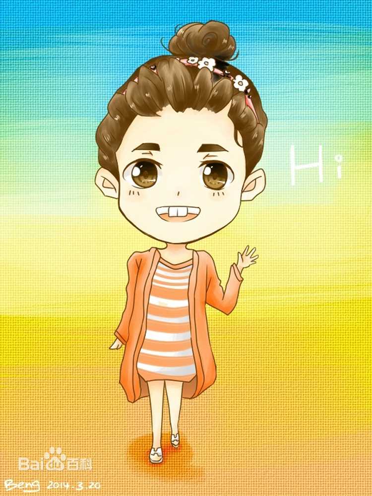 陈乔恩(Joe Chen)卡通形象素颜照相册