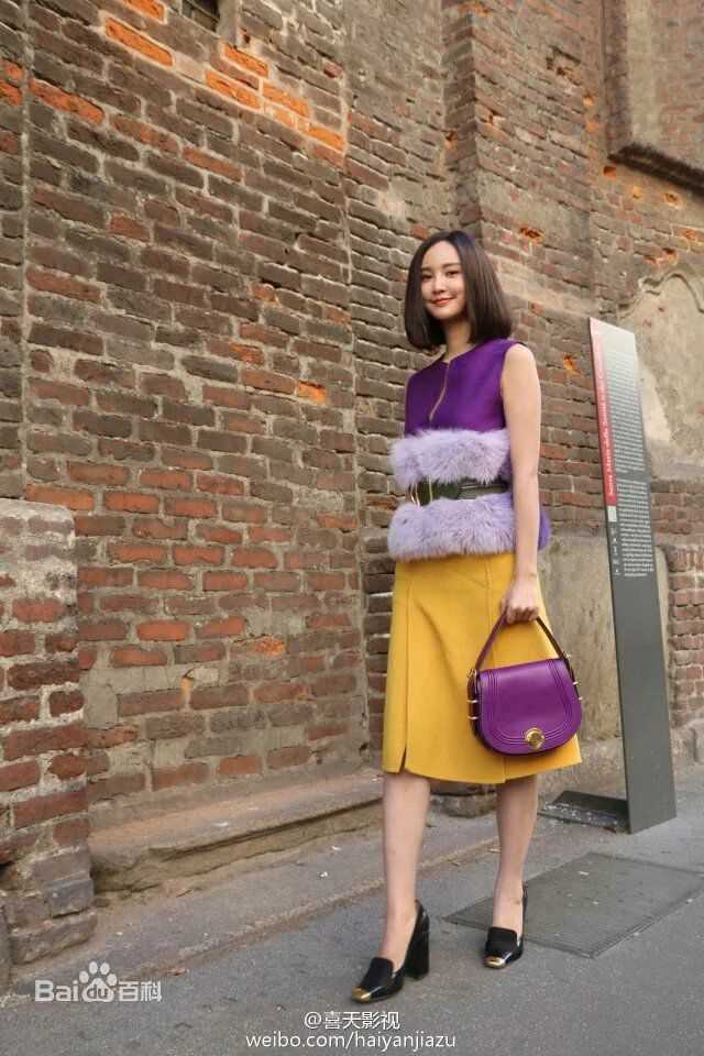 张歆艺(Zhang Xinyi)米兰时装周前后照片