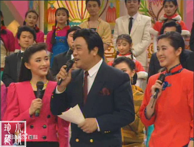 倪萍(<i>Ni Ping</i>)1992年主持春晚照片图片图集