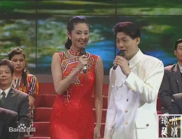 倪萍(<i>Ni Ping</i>)1994年主持春晚照片生活照相册